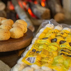 Pão de queijo coquetel 25gr - 1kg