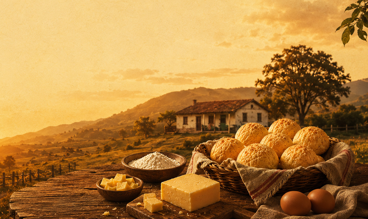 Como nasce o mió pão de queijo do mundo